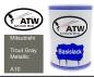 Preview: Mitsubishi, Trout Gray Metallic, A10: 500ml Lackdose, von ATW Autoteile West.